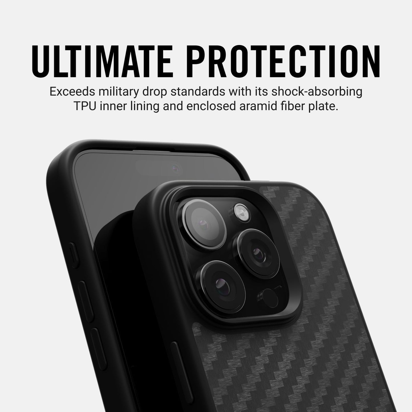 Everyday Phone Case - iPhone 16 Pro Max - Carbon